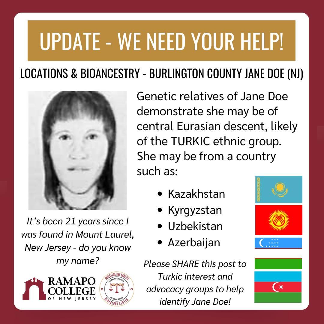 Burlington County Jane Doe
