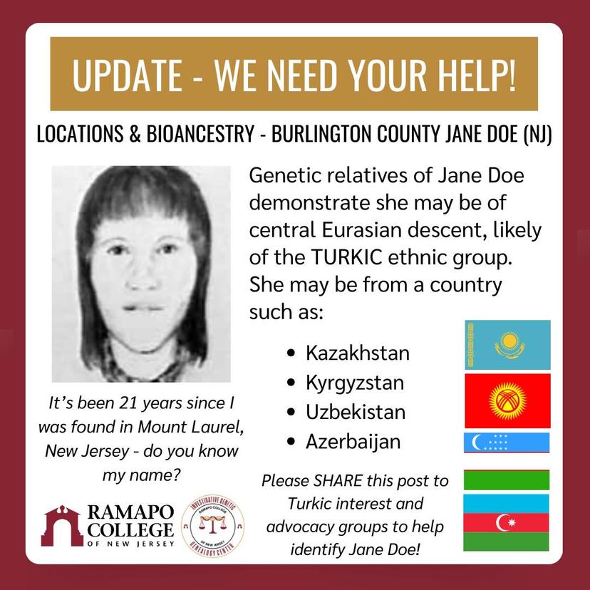 Burlington County Jane Doe